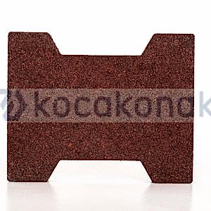 KAUÇUK KİLİT TAŞI 25*20 2 CM KİREMİT