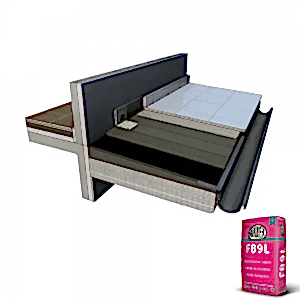 ARDEX FB 9 L Akıcı kıvamlı, fleks zemin yapıştırıcısı, gri